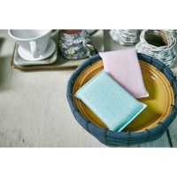 SB CLEAN&CLEAR - Губка для мытья посуды №054 Crystal - 13,5см*8см*2см., мягкая