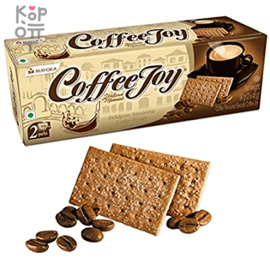 Mayora Coffee Joy coffee biscuits - Печенье кофейное "Радость" 90гр. &mdash; Корейские товары для всей семьи(КорОпт)