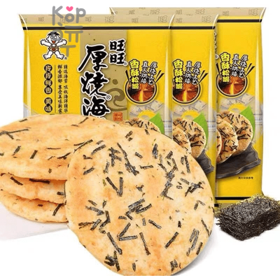 Want Want Seaweed Rice cracker - Рисовое Печенье с морской капустой, 118гр.