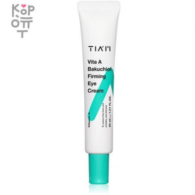 Tiam Vita A Bakuchiol Firming Eye Cream - Укрепляющий крем для век с бакучиолом и витамином А, 30 мл