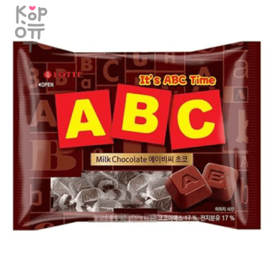 Lotte ABC Milk Chocolate - Молочный шоколад — Корейские товары для всей семьи(КорОпт)