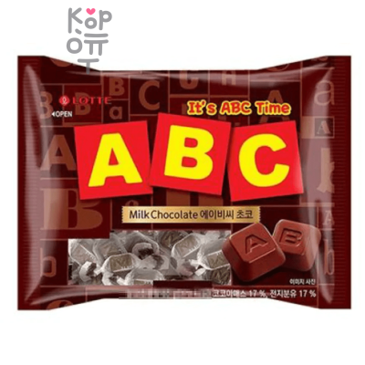 Lotte ABC Milk Chocolate - Молочный шоколад