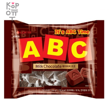 Lotte ABC Milk Chocolate - Молочный шоколад — Корейские товары для всей семьи(КорОпт)