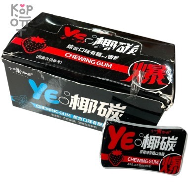 Жевательная резинка Ye - со вкусом Клубники и мяты — Корейские товары для всей семьи(КорОпт)