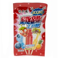 Карамель шипучка-взрывашка Boom с взрывным вкусом сладких фруктов