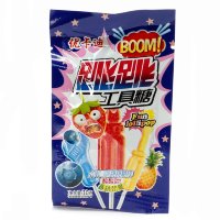 Карамель шипучка-взрывашка Boom с взрывным вкусом сладких фруктов