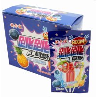 Карамель шипучка-взрывашка Boom с взрывным вкусом сладких фруктов