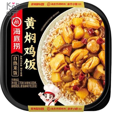 Саморазогревающийся рис Haidilao с тушеной курицей, 170гр. &mdash; Корейские товары для всей семьи(КорОпт)