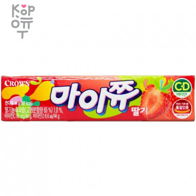 Crown My Chew Strawberry - Жевательные конфеты со вкусом Клубники
