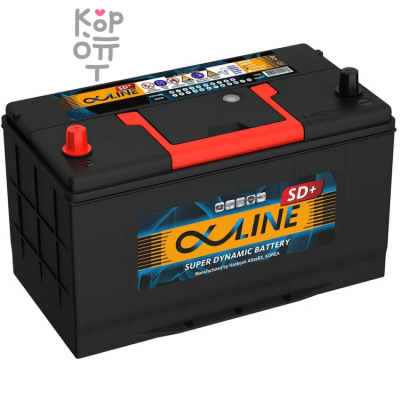 Аккумулятор AlphaLINE SD+ 115D31 L/R, 100A, D31