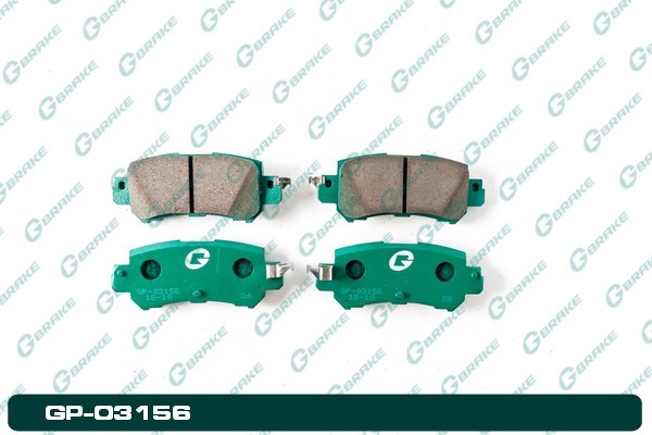 Колодки тормозные дисковые PN-25001 / AN784WK / D3156 / GP-03156 G-brake