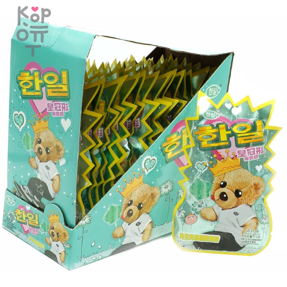 Конфеты Шипучка Popping Fruit Flavor - Леденец в форме короны + Шипучка - взрывашка, фруктовый вкус, купить с доставкой на дом фото 1 — Корейские товары для всей семьи(КорОпт)