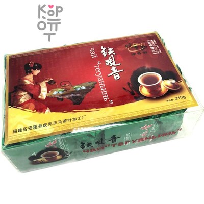 Чай Молочный улун - Тегуаньинь, Huqiu Tianma, 210g (30 пакета * 7g)