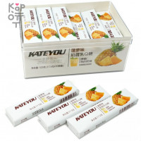 Конфеты жевательные Kateyou молочный коктейль со вкусом Ананаса