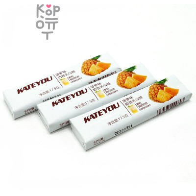 Конфеты жевательные Kateyou молочный коктейль со вкусом Ананаса