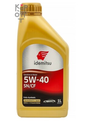 IDEMITSU F-S SN/CF 5W40 — Масло моторное синтетическое