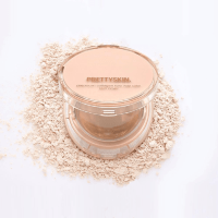 PrettySkin Premium Collagen Two Way Cake - Компактная пудра для лица с коллагеном (№23 Natural Beige, Натуральный бежевый) 12 гр+12 гр