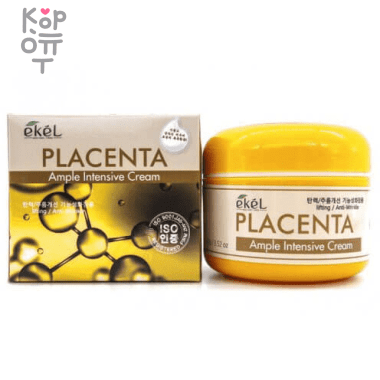 Ekel Ample Intensive Cream Placenta - Ампульный крем для лица с Плацентой 100мл. — Корейские товары для всей семьи(КорОпт)
