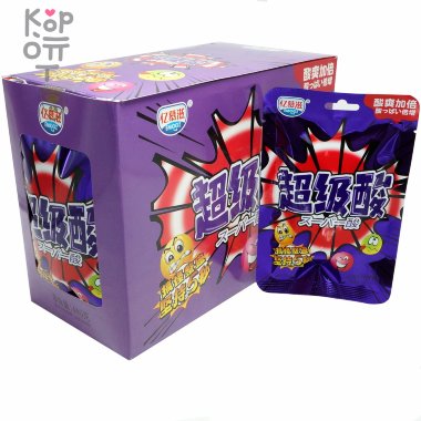 Кислая освежающая карамель Emooz Sour Candy - Двойная кислинка со вкусом фруктов &mdash; Корейские товары для всей семьи(КорОпт)