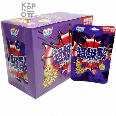 Кислая освежающая карамель Emooz Sour Candy - Двойная кислинка со вкусом фруктов
