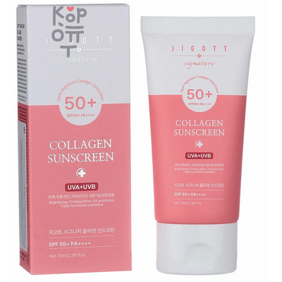 JIGOTT Signature Sunscreen SPF50++++ - Крем для лица солнцезащитный 70мл.