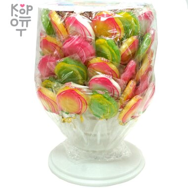 Леденец на палочке MangGuo Fruit&#039;s three - Фруктовое дерево — Корейские товары для всей семьи(КорОпт)