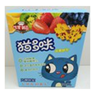 Печенье Вэйбао «Котики» с 9 фруктами 80 г, 1*24, шт