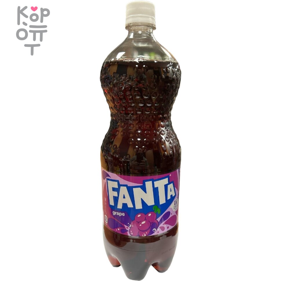 Напиток безалкогольный газированный с виноградом Fanta Grape, 1500мл., купить с доставкой на дом фото 1 &mdash; Корейские товары для всей семьи(КорОпт)
