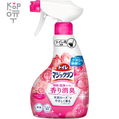 KAO Magiсclean Toilet Cleaner - Чистящее и дезодорирующее пенящееся средство для туалета с ароматом Розы.  &mdash; Корейские товары для всей семьи(КорОпт)