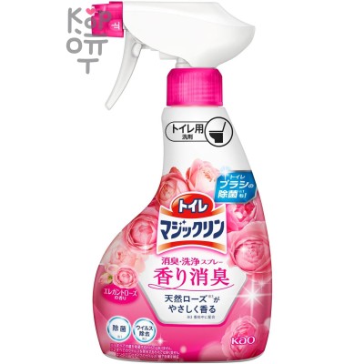 KAO Magiсclean Toilet Cleaner - Чистящее и дезодорирующее пенящееся средство для туалета с ароматом Розы. 