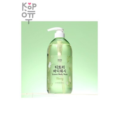 TENZERO CLEARING TEATREE BODY WASH, 1000 — Гель для душа, Очищающий для проблемной кожи с экстрактом чайного дерева