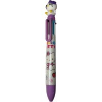 Deli Six Color Ballpoint Pen - Ручка 6-ти цветная шариковая "Киса" на масляной основе, толщина 0,5мм