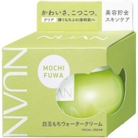 KRACIE Mochi Fuwa Water Cream - Крем-гель для ухода за тусклой кожей лица с экстрактом Белого Клевера, 80гр. 