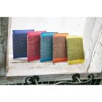 SB CLEAN&CLEAR - Губка для мытья посуды №058 Strong - 13см*9см*1,5см из нержавеющей стали