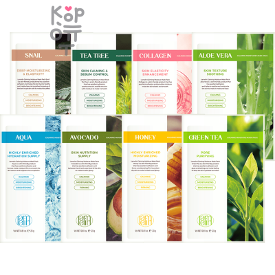 Lamelin Calming Moisture Mask Pack - Увлажняющая, успокаивающая тканевая маска для лица 23гр. 