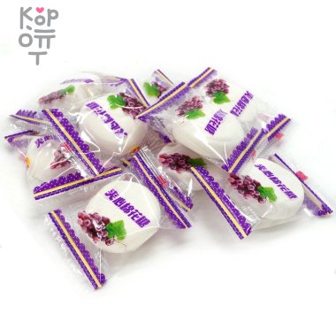 Маршмеллоу Huifuyuan Sandwich Cotton Candy, сэндвич с Виноградным джемом &mdash; Корейские товары для всей семьи(КорОпт)