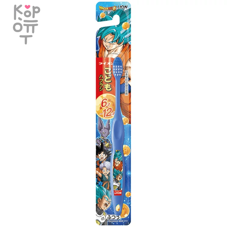 Lion Kid&#039;s Toothbrush - Детская зубная щётка Аниме средней жёсткости, от 6 до 12 лет, 1шт. — Корейские товары для всей семьи(КорОпт)