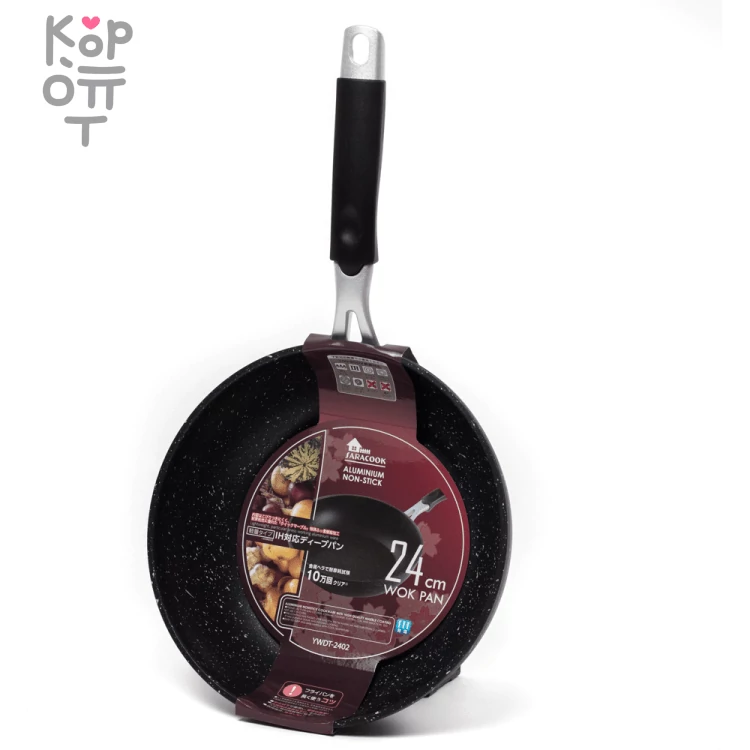 Сковорода ВОК Non-Stick Sara Cook Maifan Stone-coated IH Fry Wok - Алюминевая с антипригарным покрытием — Корейские товары для всей семьи(КорОпт)