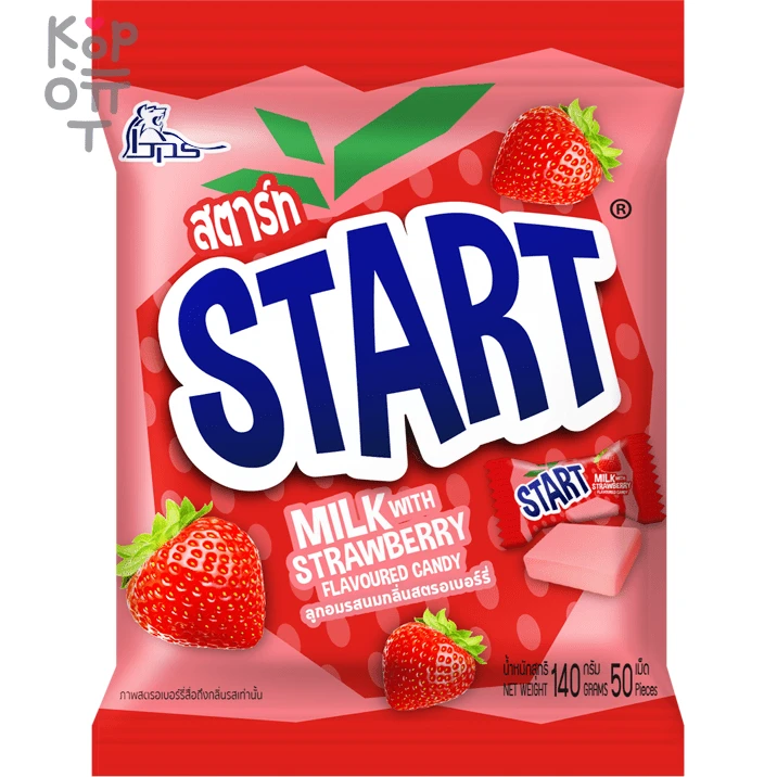 Boonprasert Start Flavoured Candy - Конфета мягкая 50шт. 140гр. — Корейские товары для всей семьи(КорОпт)