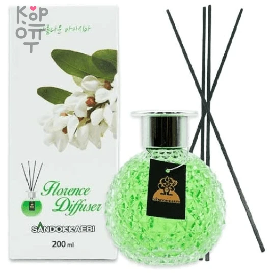 Sandokkaebi Florence Diffuser - Жидкий аромадиффузор с декоративными аромапалочками. — Корейские товары для всей семьи(КорОпт)