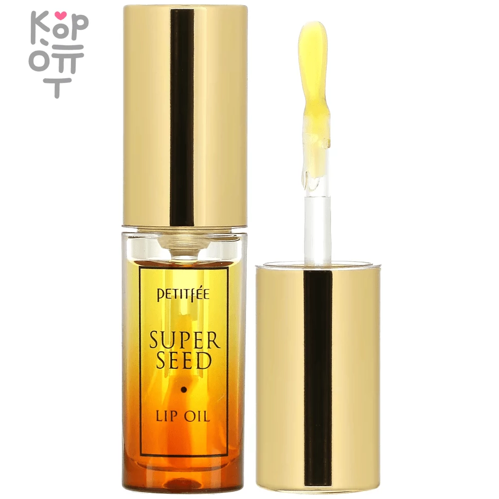 Petitfee Super Seed Lip Oil - Масло для объёма губ на основе экстрактов семян., купить с доставкой на дом фото 1 — Корейские товары для всей семьи(КорОпт)
