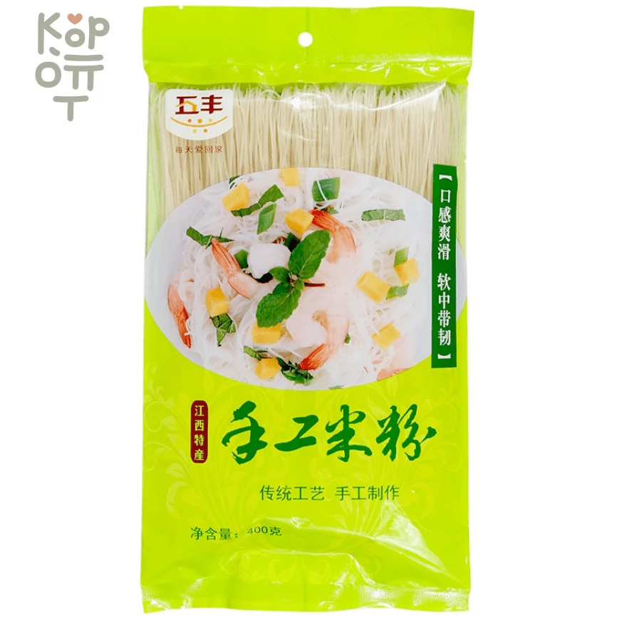 Рисовая лапша Wufeng, 400гр., купить с доставкой на дом фото 1 — Корейские товары для всей семьи(КорОпт)