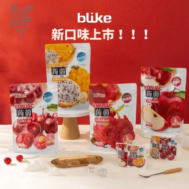 Blike Konjac Jelly Fruits - Желе питьевое из конжака, 100гр., со вкусом — Корейские товары для всей семьи(КорОпт)