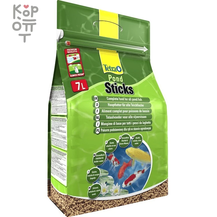 Tetra Pond Sticks корм для прудовых рыб в палочках 7 л, купить с доставкой на дом фото 1 — Корейские товары для всей семьи(КорОпт)