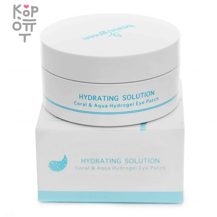 Beauugreen Coral &amp;Aqua Hydrogel Eye Patch - Гидрогелевые патчи для глаз с экстрактом Морских Водорослей и Коралла 90гр. — Корейские товары для всей семьи(КорОпт)