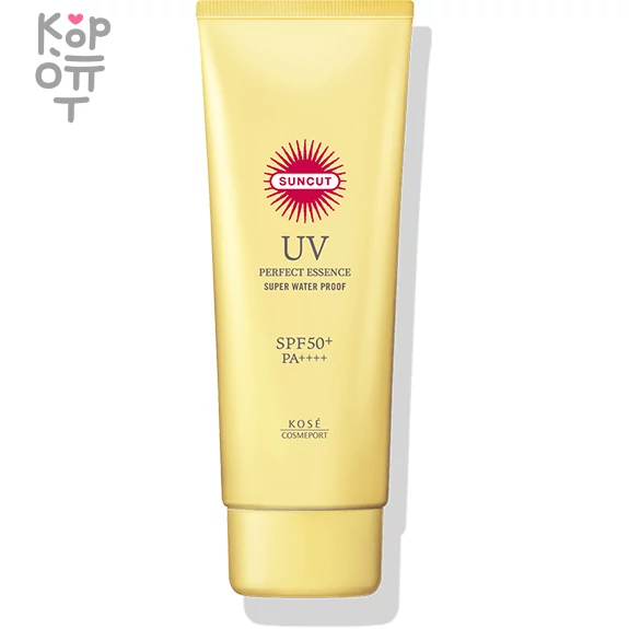 KOSE SOFTYMO Suncut UV Essence - Суперводостойкая смягчающая солнцезащитная эссенция для лица и тела SPF 50+ PA++++., купить с доставкой на дом фото 1 — Корейские товары для всей семьи(КорОпт)