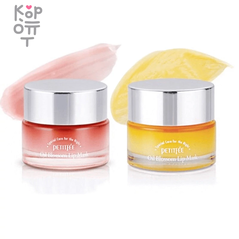 Petitfee Oil Blossom Lip Mask - Увлажняющая ночная маска для губ 15мл., купить с доставкой на дом фото 1 — Корейские товары для всей семьи(КорОпт)