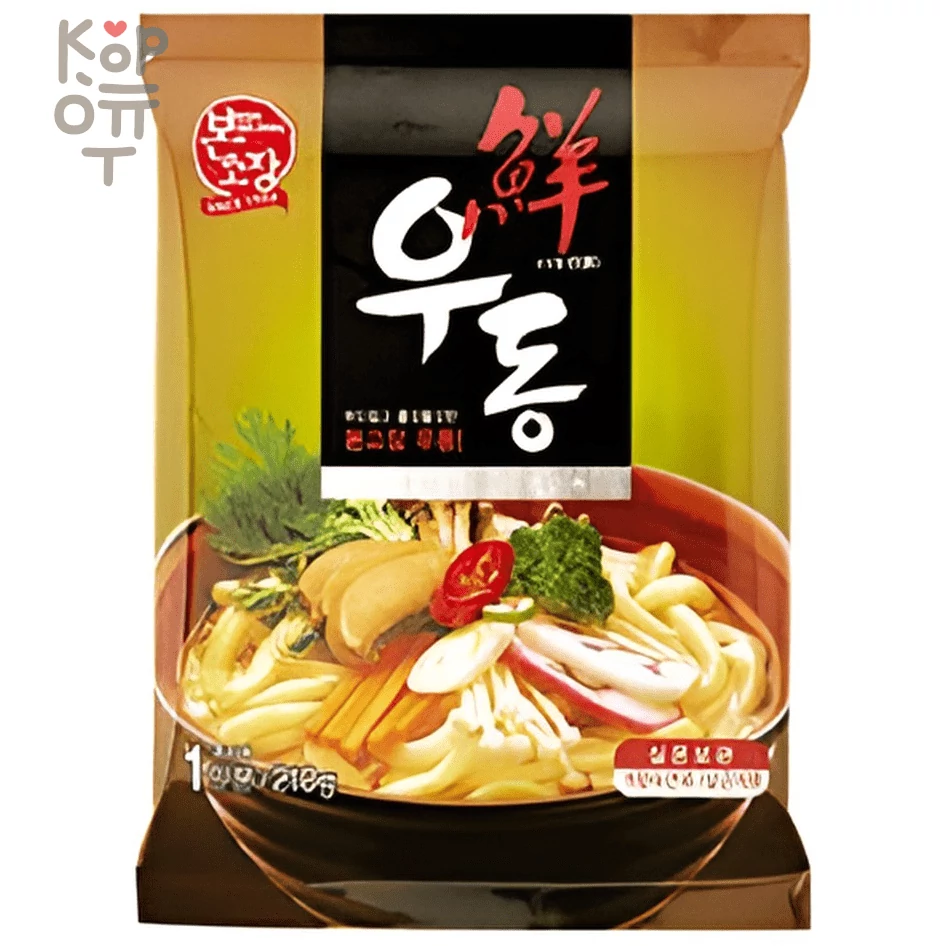 Удон Hanil Food Mild Flavor Fresh Udon со вкусом скумбрии, 210гр., купить с доставкой на дом фото 1 — Корейские товары для всей семьи(КорОпт)