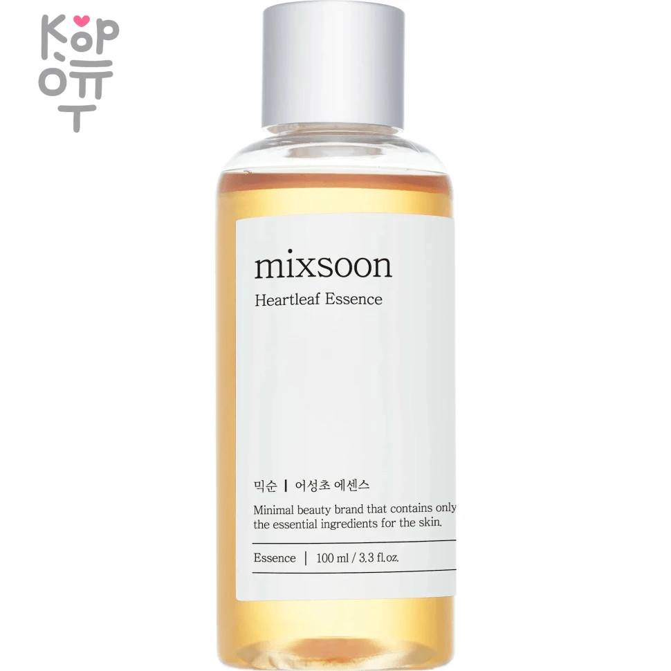 mixsoon Heartleaf Essence - Концентрированная эссенция с экстрактом Хауттюйнии 100мл., купить с доставкой на дом фото 1 — Корейские товары для всей семьи(КорОпт)