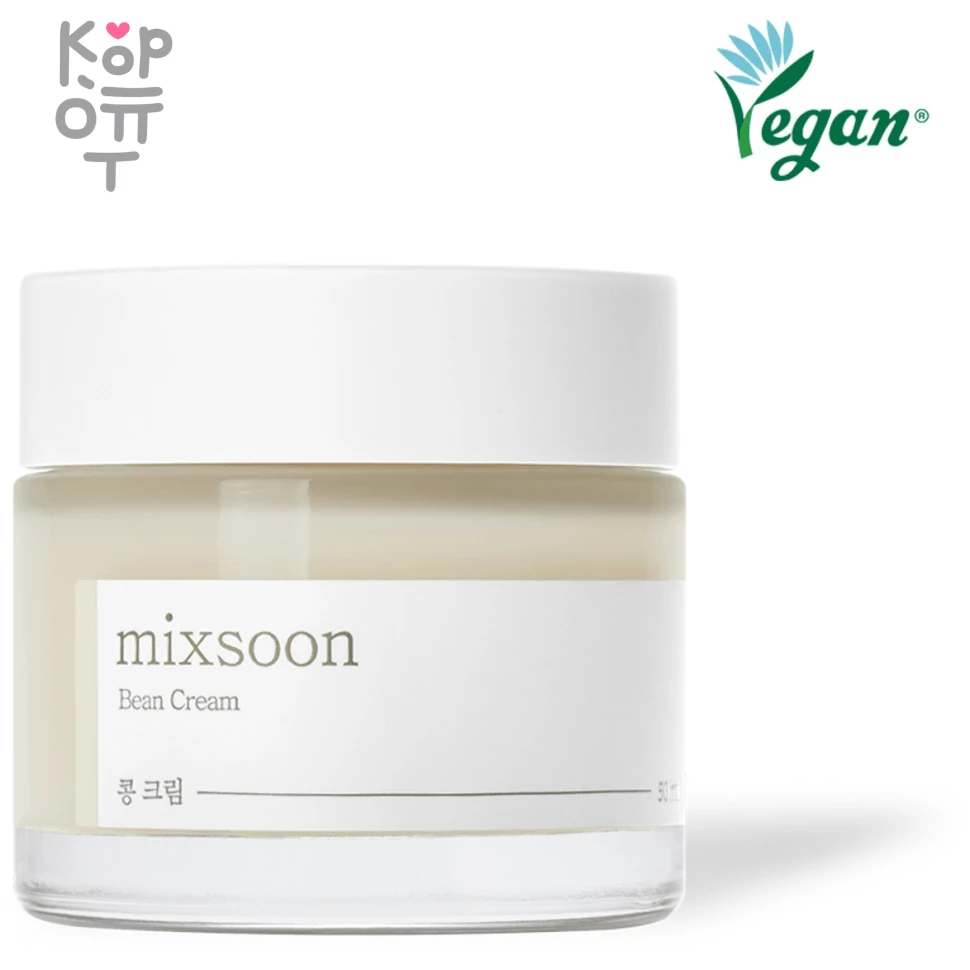 mixsoon Bean Cream - Питательный крем для лица с Соевыми Бобами 50мл., купить с доставкой на дом фото 1 — Корейские товары для всей семьи(КорОпт)